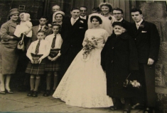 1960 George and Kathrina Wadded wedding
