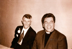 1967 John Shiels and Minister at Rose wedding