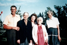 1975 Norman, Howard, Lillian, Lottie and Eveleen