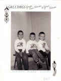 1963 Norman, Bobby and Timmy Brown
