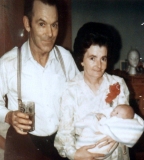 1970 George, Betty and Paul Anthony - 1st grandchild