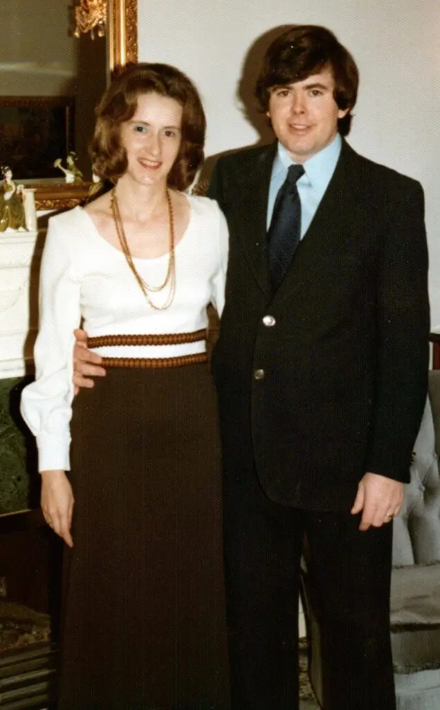 Judy & Dan Shiels in England 1978