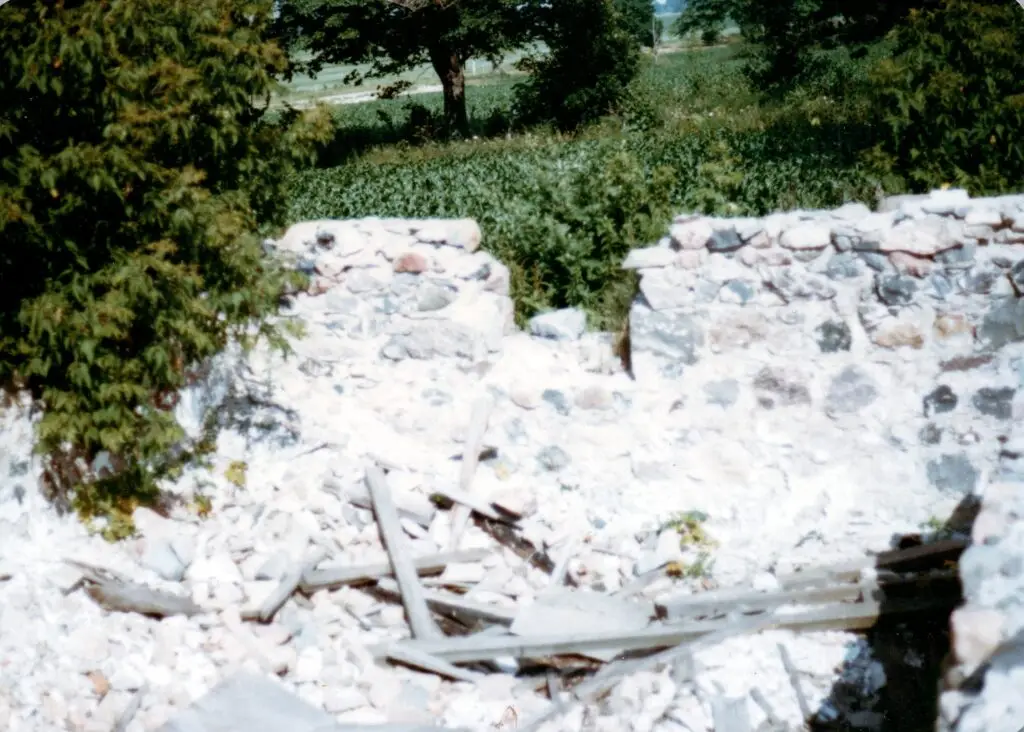 John Shiels House Foundation near Cranbrook, Ontario