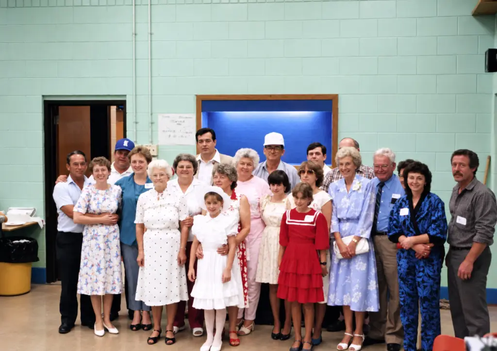 1986 Reunion - John Shiels Line