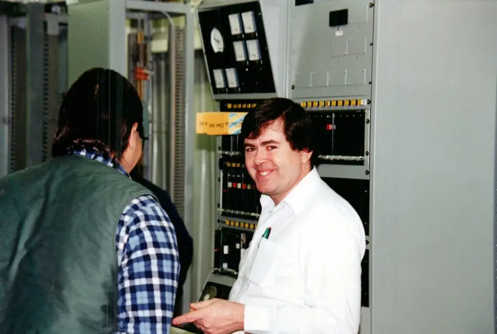 Dan Shiels at Work about 1989