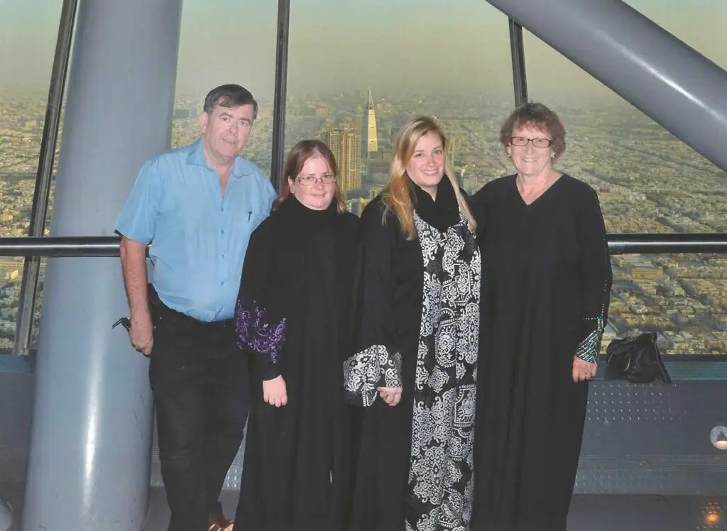 Saudi Arabia, 2011 — Dan, Jenn, Tracy and Judy.
