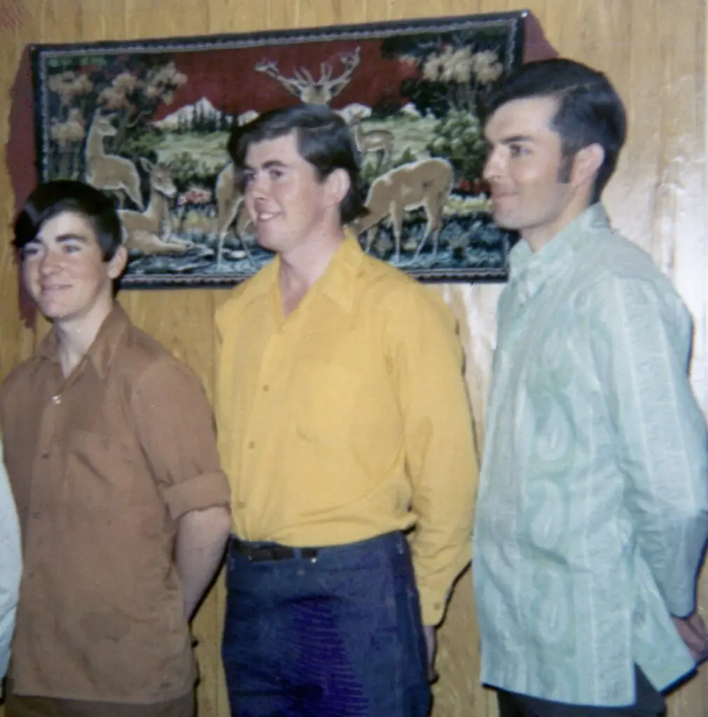 Bill, Dan & Dave Shiels 1971