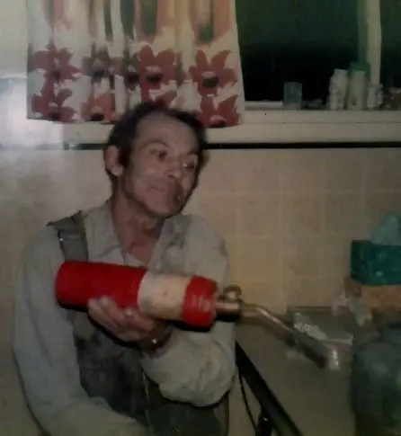George Shiels during power outage