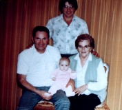 1980 Minne, William, Ron and Michelle 4-gen