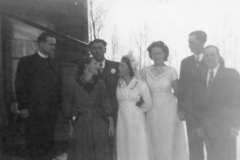 1949 Lillian and Borden Kenyon wedding