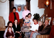 1982 Eva, Don, Eveleen, Shirley, Cory, Judy, Dan, Ryan, Betty, Lottie and Howard