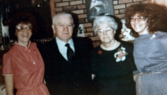 1975 Linda, Allan, Olive and Janet