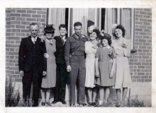 1945 George and Betty wedding