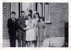 1945 George and Betty wedding