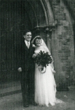 1953 David and Vi Jenkins wedding